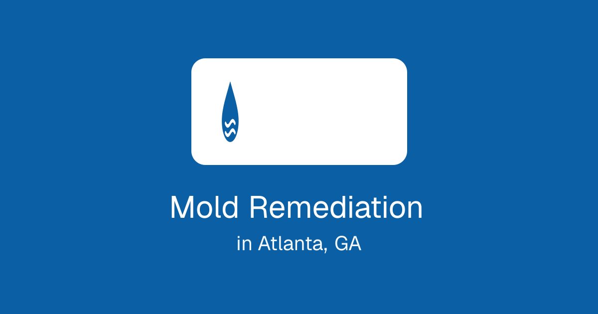 Mold Remediation in Atlanta, GA